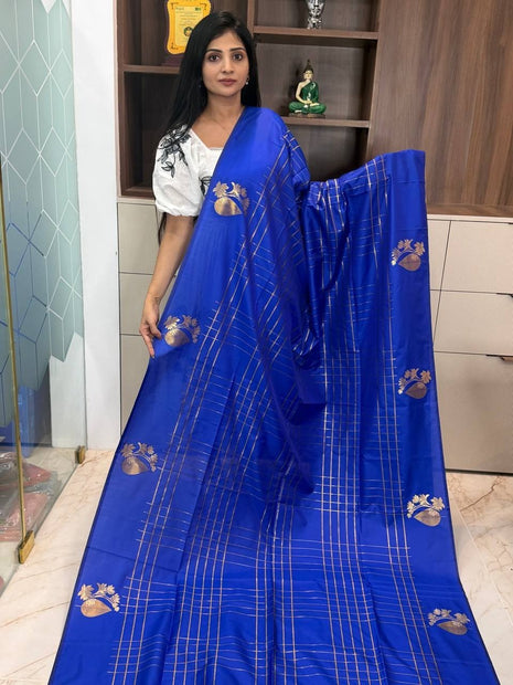 Border Less Kanchi Silk