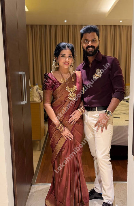 Premium Kanchi Gold Zari