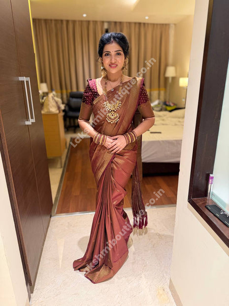 Premium Kanchi Gold Zari