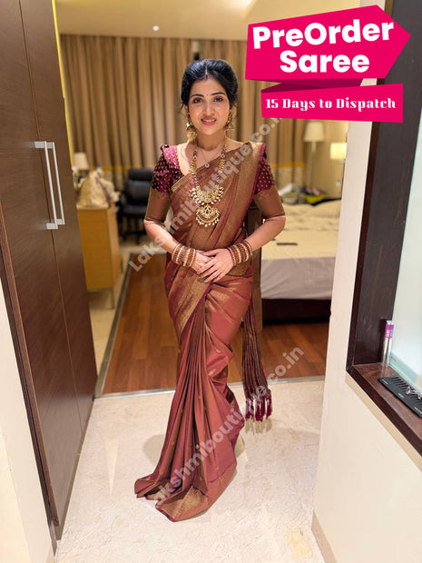 Premium Kanchi Gold Zari