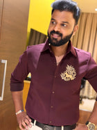Shirt Full Sleeve (Party Wear Shirt) - Navapazha Colour