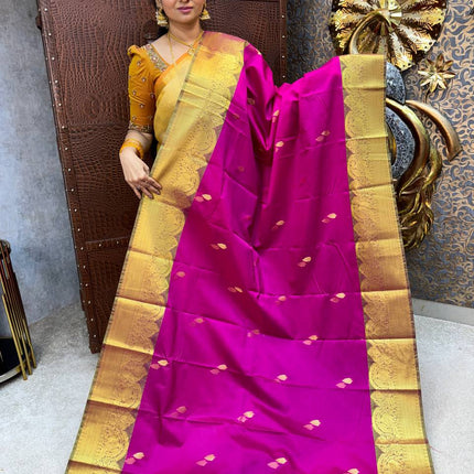 Premium Kanchi Gold Zari