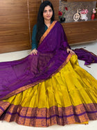 Lehenga in Free Size (Semi Stitched )