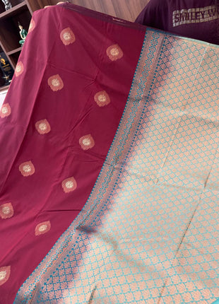 Border Less Kanchi Silk