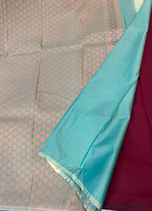 Border Less Kanchi Silk