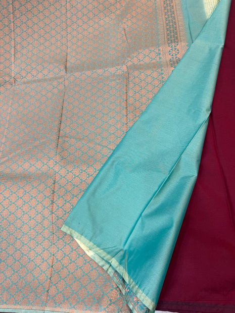 Border Less Kanchi Silk
