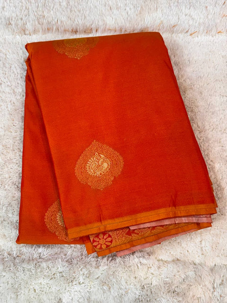 Border Less Kanchi Silk
