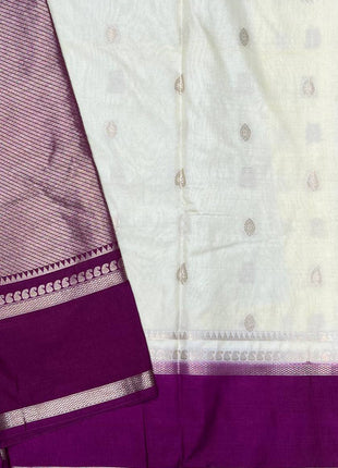 Retta Patta Border Silk