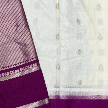 Retta Patta Border Silk