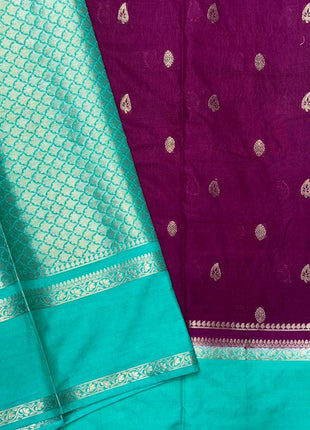 Retta Patta Border Silk