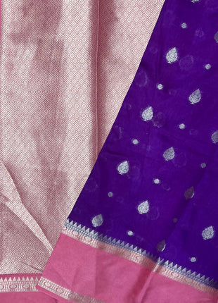 Retta Patta Border Silk