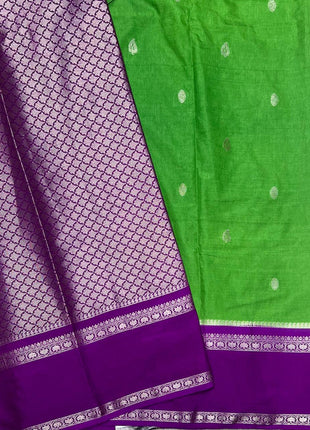 Retta Patta Border Silk