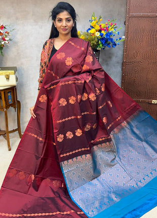 Border Less Kanchi Silk