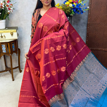 Border Less Kanchi Silk