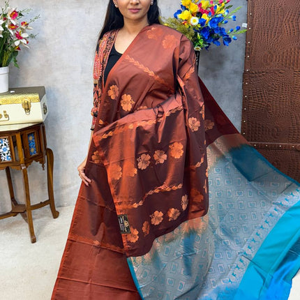 Border Less Kanchi Silk