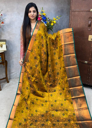 Triple Shade Kanchi Silk