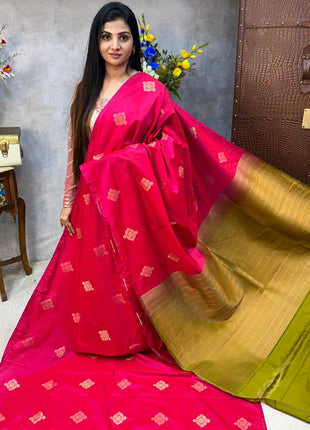 Border Less Kanchi Silk