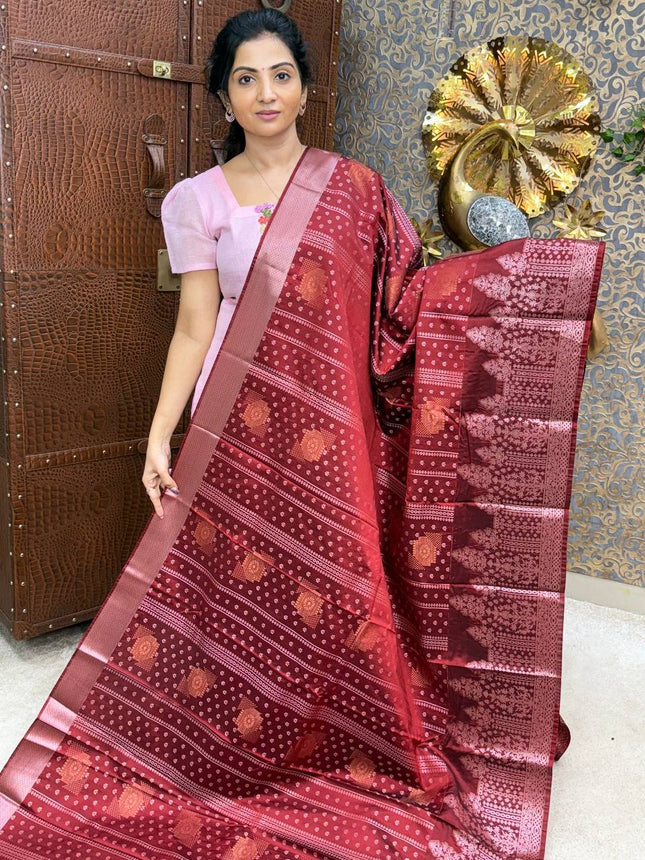 Kanchi Silk Silver Zari