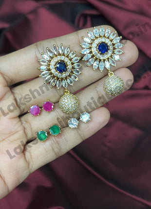 Changeable Stone Earring