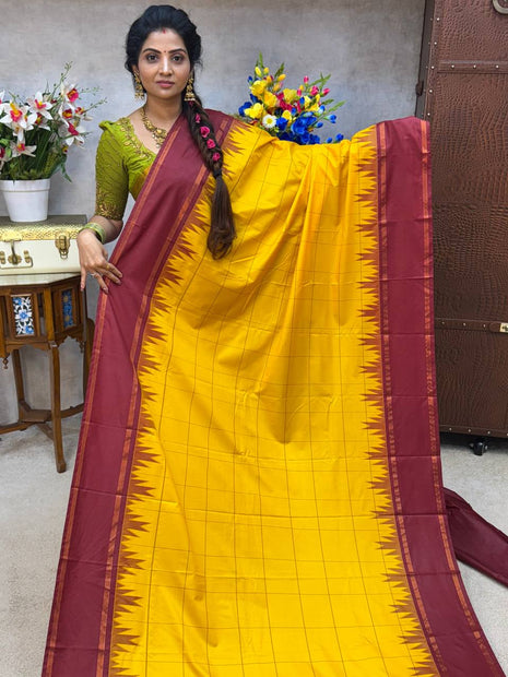 Retta Patta Border Silk