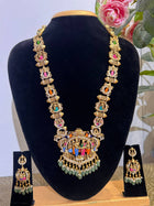 Temple with Diamond look Stone Jewellery