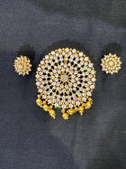 Stone Dollar With Earring