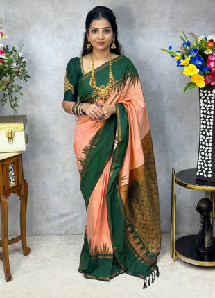 Retta Patta Border Silk