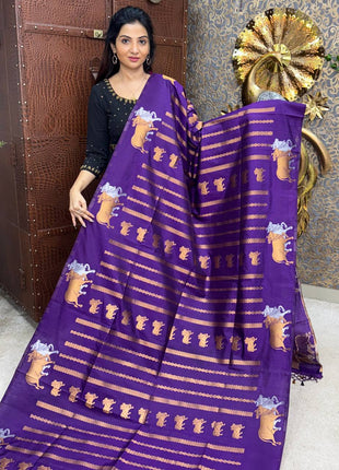 Mulberry Saree