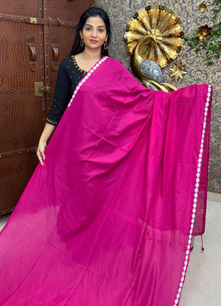 Cotton Saree With Running Blouse