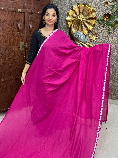 Khadi Cotton With Running Blouse