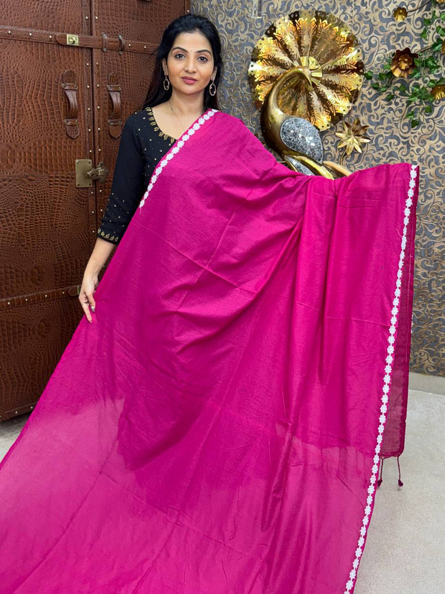 Khadi Cotton With Running Blouse