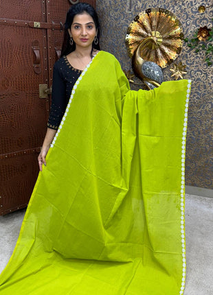 Cotton Saree With Running Blouse