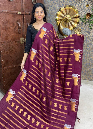 Mulberry Saree