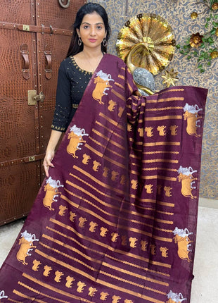 Mulberry Saree