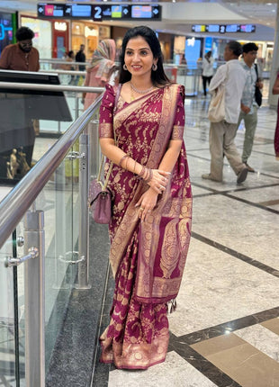 Pure Georgette Banarasi
