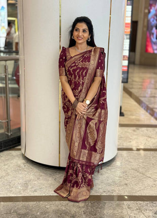 Pure Georgette Banarasi