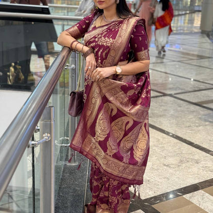 Pure Georgette Banarasi