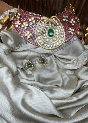 Stone With Choker Necklace Jewellery