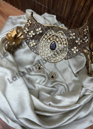 Stone With Choker Necklace Jewellery