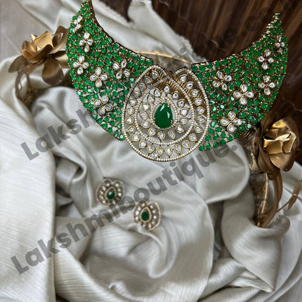 Stone With Choker Necklace Jewellery