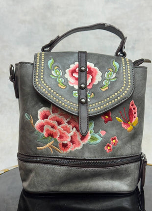 Floral Embroidered Handbag