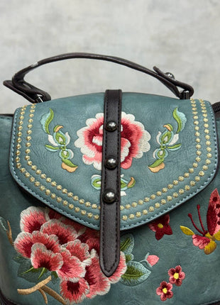 Floral Embroidered Handbag