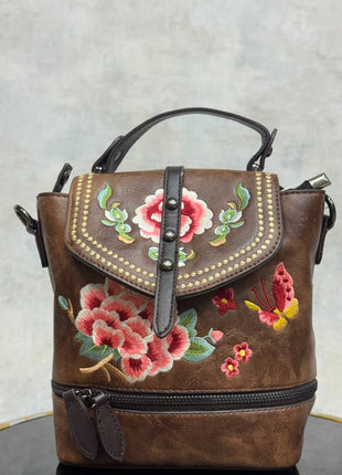 Floral Embroidered Handbag