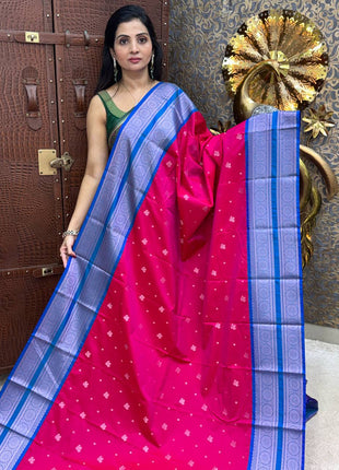 Premium Kanchi Silver Zari