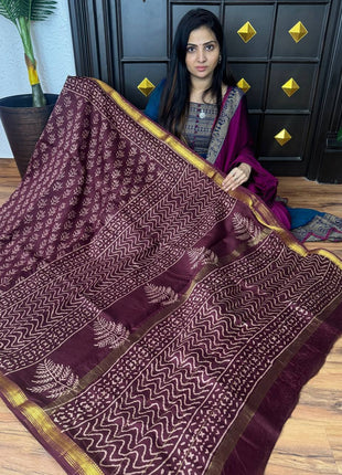 Pure Maheshwari Silk