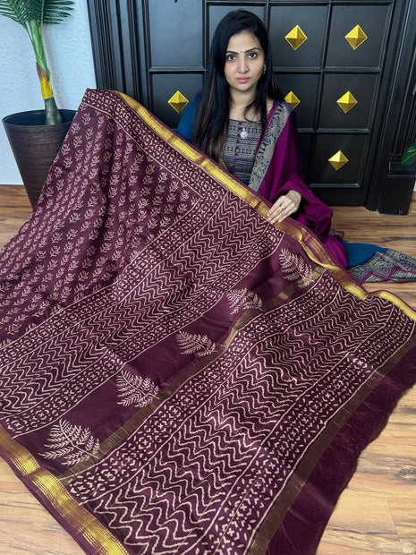 Pure Maheshwari Silk