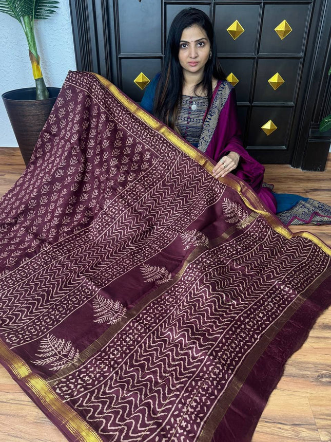 Pure Maheshwari Silk