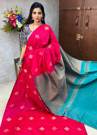 Border Less Kanchi Silk