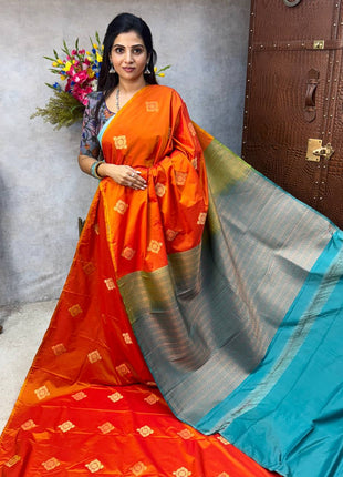 Border Less Kanchi Silk