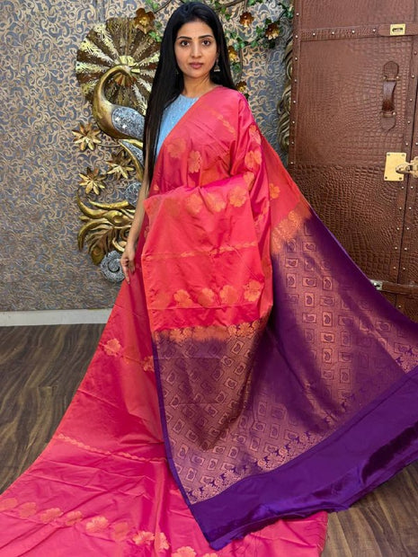 Border Less Kanchi Silk